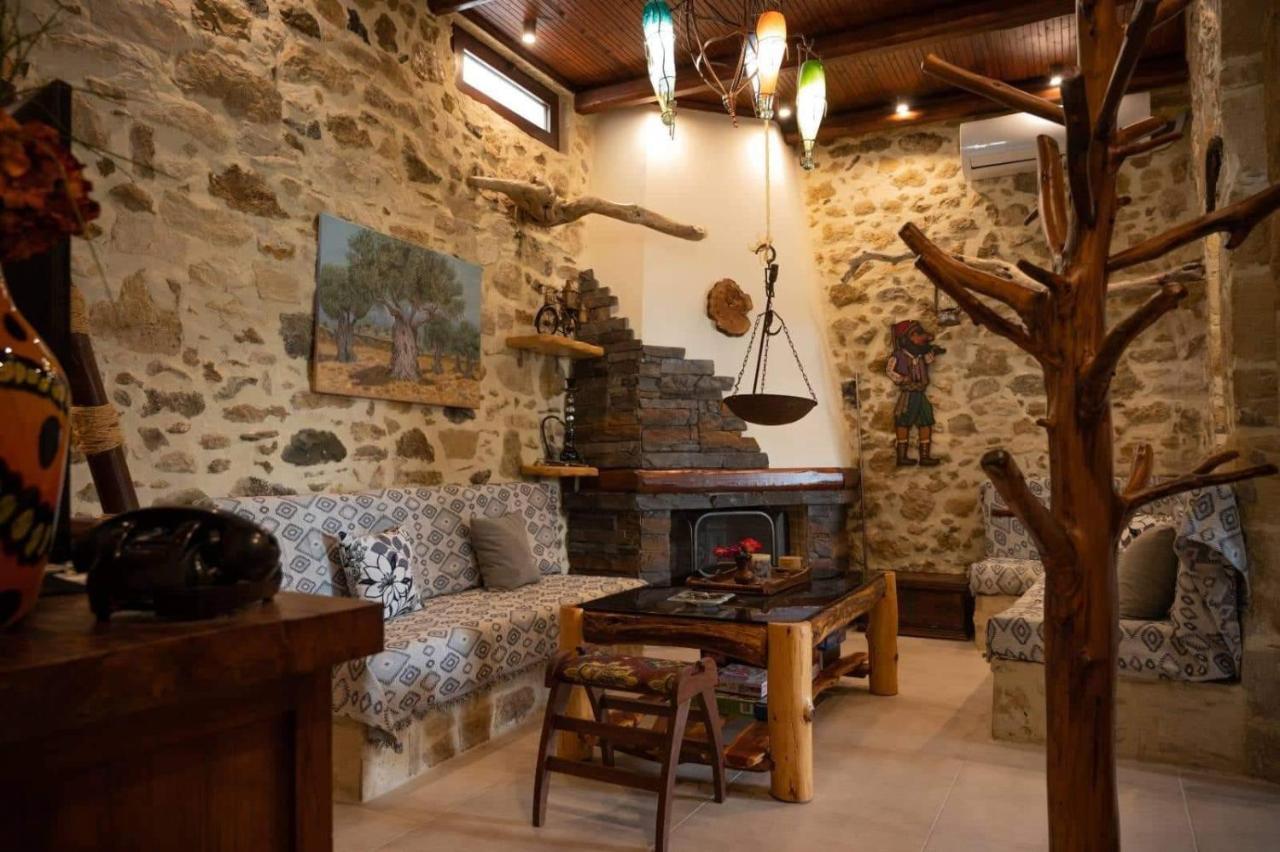 Dioni Stone House Villa Petrokefalo ภายนอก รูปภาพ